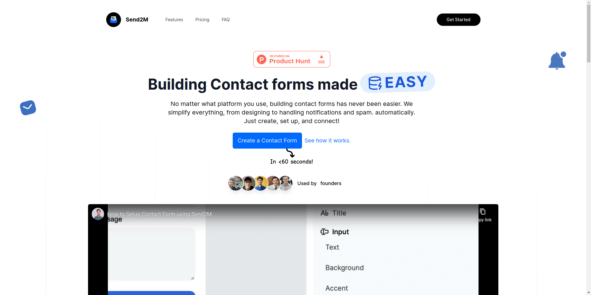 Send2M - Contact Form Builder